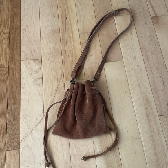 Free People Brown Suede Purse - Picture 2 of 4